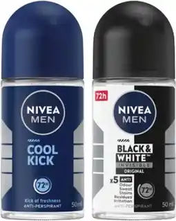 Coles Nivea Antiperspirant Roll On Deodorant 50mL offer