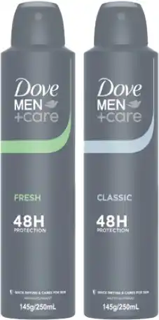 Coles Dove 48hr Aerosol Deodorant 250mL offer