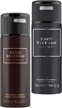 Coles David Beckham Body Spray 150mL offer