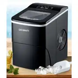 Woolworths Devanti 2L Ice Maker Ice Cube Machine Portable, Black offer