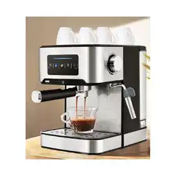 Woolworths Maxkon Espresso Coffee Machine Milk Frother with Steam Wander 1.6L offer