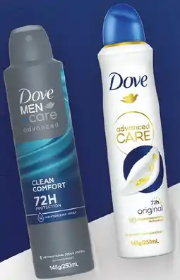 Coles Dove Advanced 72hr Aerosol Deodorant 250mL offer