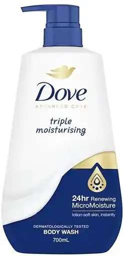 Coles Dove Advanced Body Wash 700mL offer