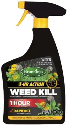 Coles Brunnings 1 Hour Fast Action Weed Killer 1 Litre offer