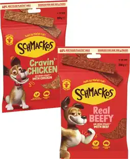 Coles Schmackos Dog Treats 200g offer
