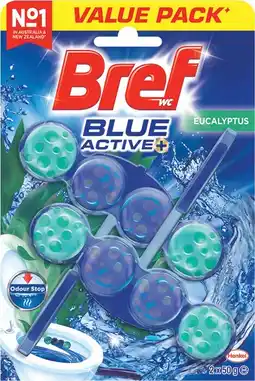 Coles Bref In The Bowl Toilet Cleaner 2 Pack 100g offer