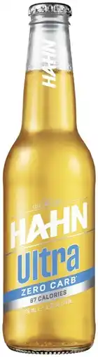 Coles Hahn Ultra Zero Carb Bottles 6x330mL offer