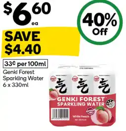 Woolworths Genki forest sparkling water offer