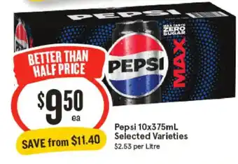 Pepsi Selected Varieties