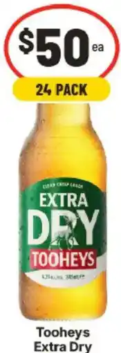 IGA Tooheys Extra Dry offer