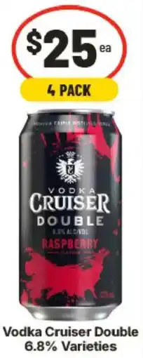 IGA Vodka Cruiser Double 6.8% Varieties offer
