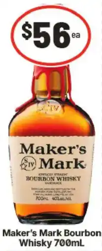 IGA Maker's Mark Bourbon Whisky offer