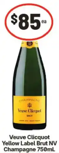 IGA Veuve Clicquot Yellow Label Brut NV Champagne offer