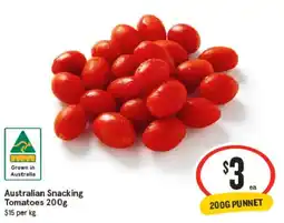 IGA Australian Snacking Tomatoes offer
