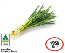 IGA Australian Eschalots Bunch offer