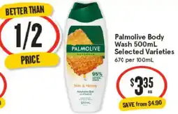 IGA Palmolive Body Wash Selected Varieties offer