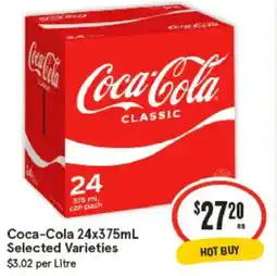 IGA Coca-Cola Selected Varieties offer
