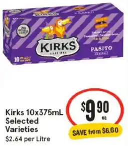 IGA Kirks Selected Varieties offer