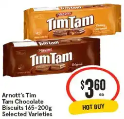 IGA Arnott's Tim Tam Chocolate Biscuits Selected Varieties offer
