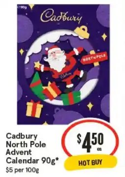 IGA Cadbury North Pole Advent Calendar offer