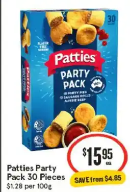 IGA Patties Party Pack offer