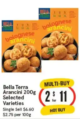 IGA Bella Terra Arancini Selected Varieties offer