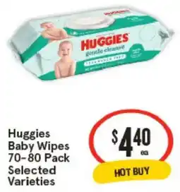 IGA Huggies Baby Wipes Selected Varieties offer