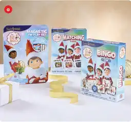 Coles Elf On The Shelf Magnetic Tin Playset or Assorted Games offer