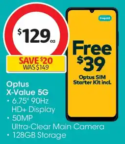 Coles Optus X-Value 5G offer