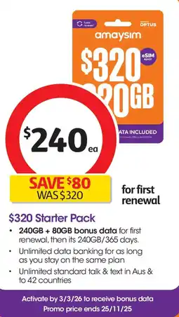 Coles Starter Pack offer