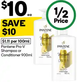 Woolworths Pantene Pro-V Shampoo or Conditioner offer