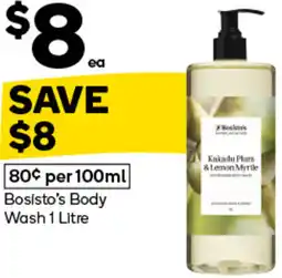 Woolworths Bosisto's Body Wash offer