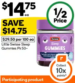 Woolworths Little Swisse Sleep Gummies offer