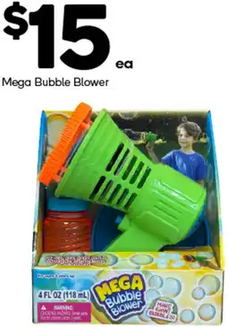 Woolworths Mega Bubble Blower offer
