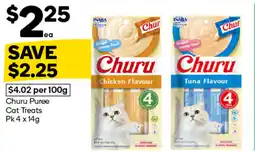 Woolworths Churu Puree Cat Treats offer