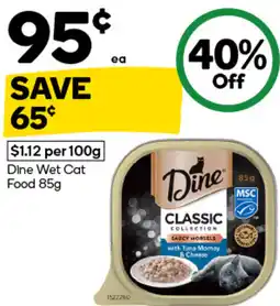 Woolworths Dine Wet Cat Food offer