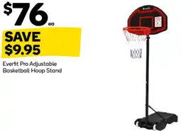 Woolworths Everfit Pro Adjustable Basketball Hoop Stand offer