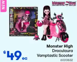 Woolworths Monster High Draculaura Vamptastic Scooter offer