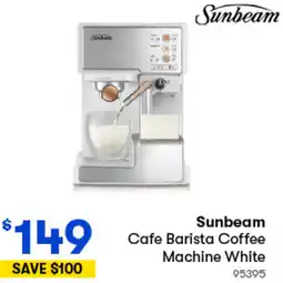 Woolworths Sunbeam Cafe Barista Coffee Machine offer