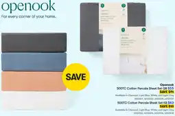 Woolworths Cotton Percale Sheet Set KB offer
