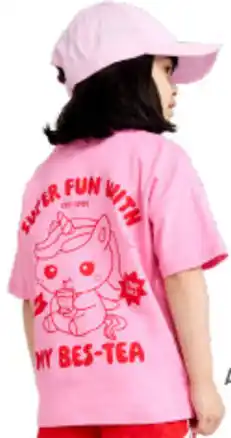 Woolworths K-D Kids Front Back Print Tee offer