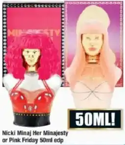 Chemist Warehouse Nicki Minaj Her Minajesty or Pink Friday edp offer