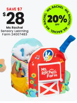 Toymate Ms Rachel Sensory Learning Farm offer