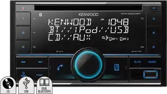 Kenwood 2Din 200W CD Dual Bluetooth Receiver