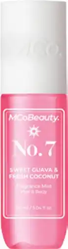 Discount Drug Stores Mcobeauty. Sweet Guava & Fresh Cocunut No.7 Fragrance Hair & Body Mist 90mL offer