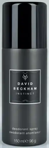 Discount Drug Stores David Beckham Instinct Deodorant Spray 150ml offer