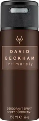Discount Drug Stores David Beckham Intimately Deodorant Spray 150mL offer