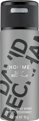 Discount Drug Stores David Beckham Homme Deodorant Spray 150mL offer