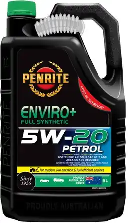 Autopro Penrite Enviro+ 5W-20 5L offer