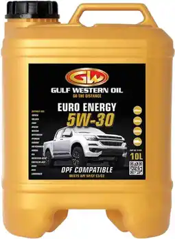 Autopro Gulf Western Diesel Energy 5W-30 C3 Dexos 2 10L offer